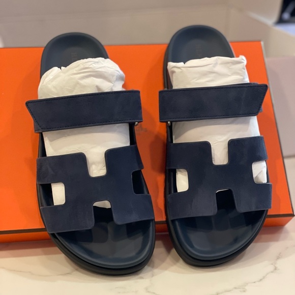 SOLD! 🎉🎉Hermes Chypre size 38 Bleu Celeste NWT - Picture 9 of 13